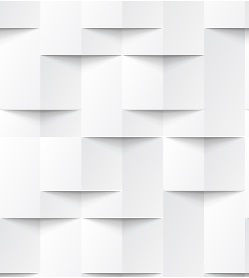 Papel de parede Abstrato geométrico 3D - tons cinza e branco