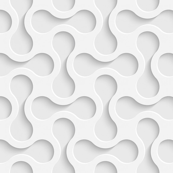 PAPEL PAREDE 3D - GEOMETRICO CINZA COM BRANCO