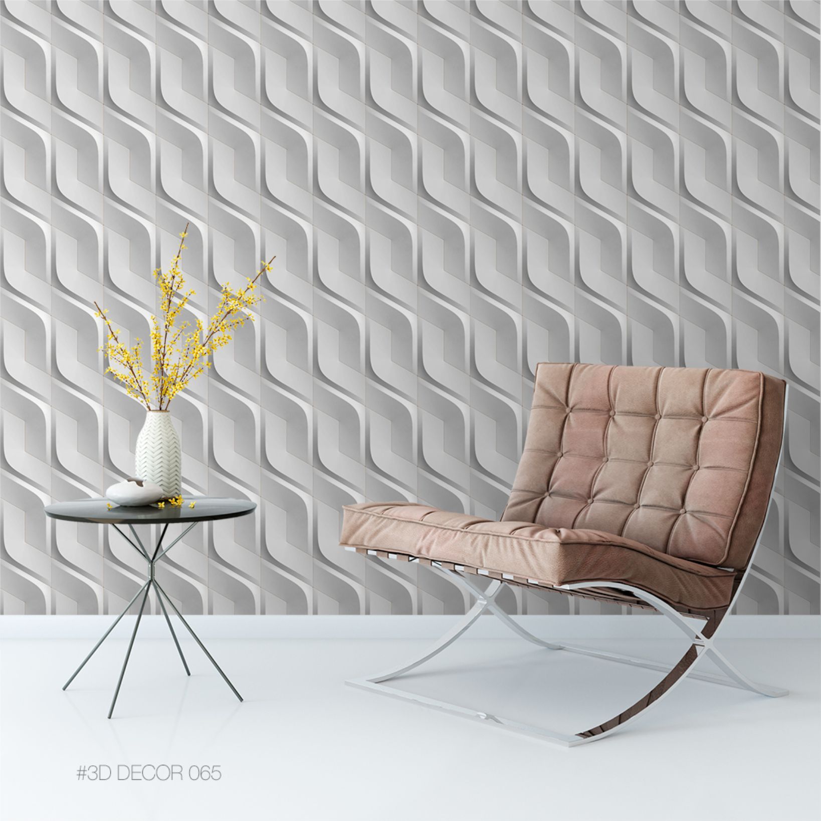 PAPEL PAREDE EFEITO 3D ABSTRATO