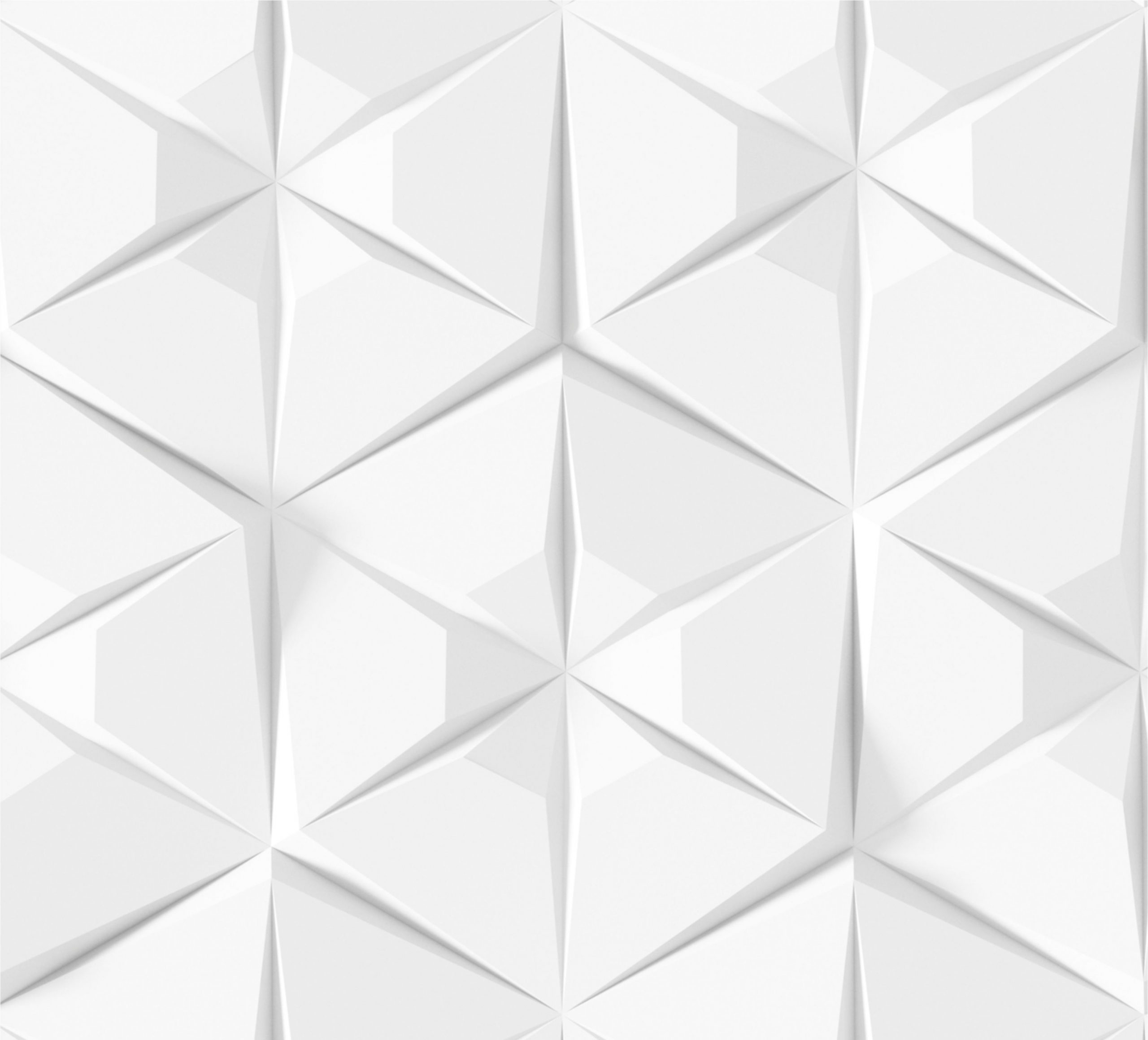 PAPEL PAREDE 3D GEOMÉTRICO BRANCO
