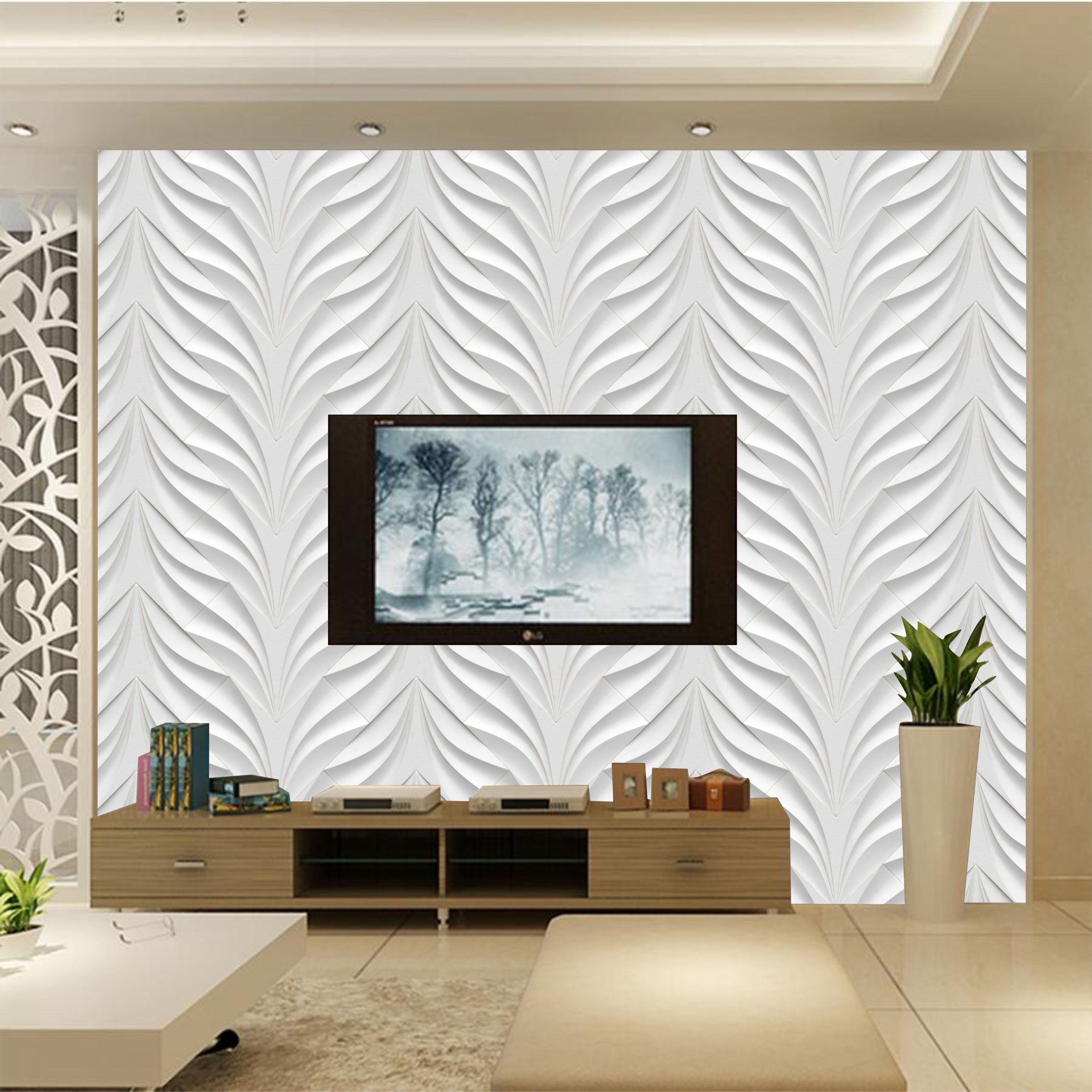 PAPEL DE PAREDE 3D LINE