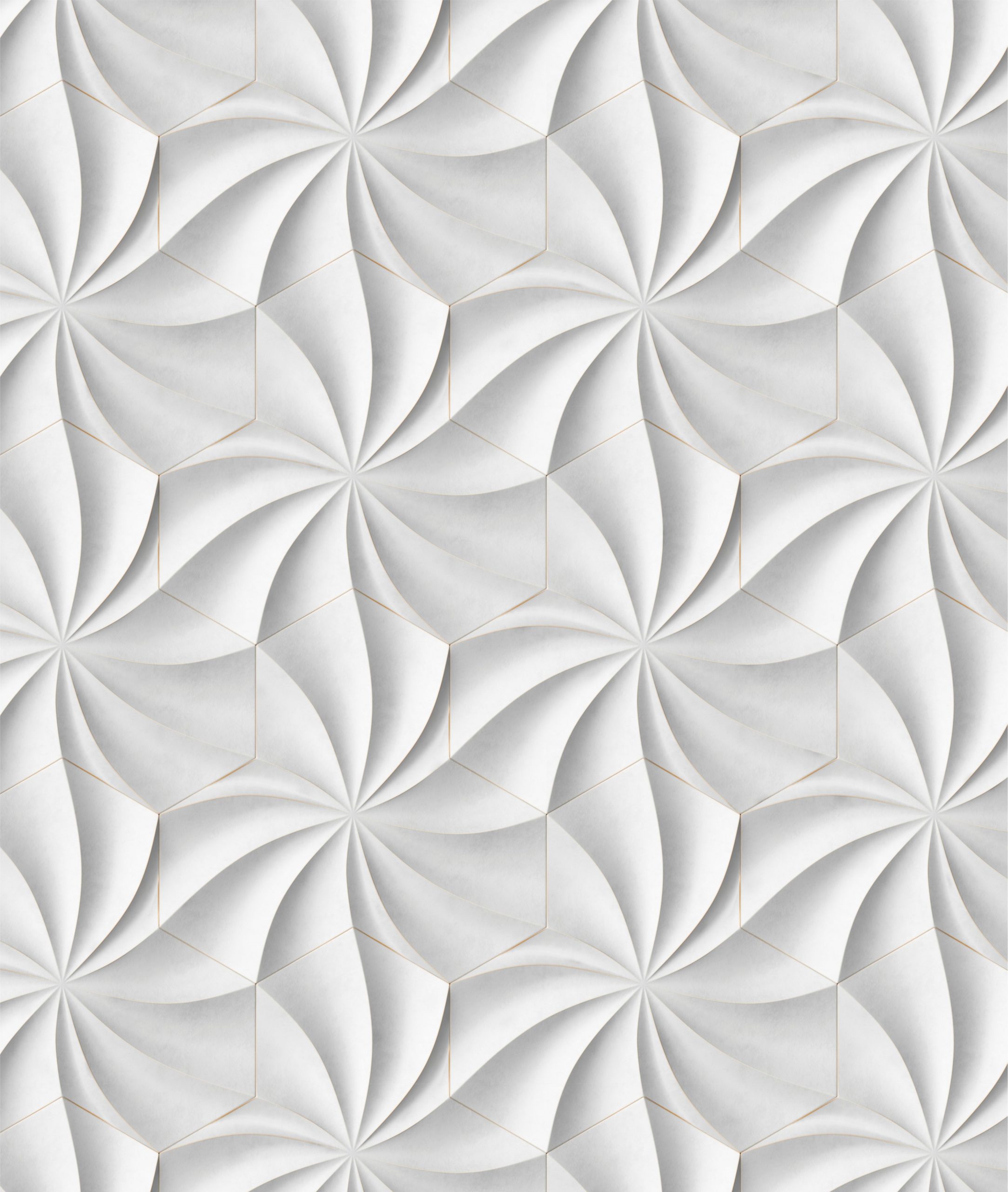 PAPEL DE PAREDE 3D BRANCO CINZA ESTRELADO