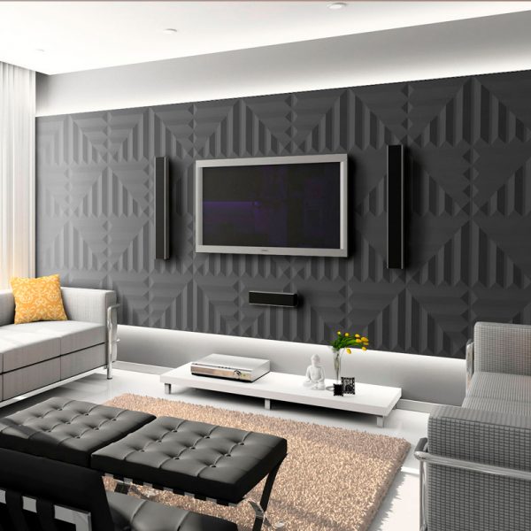 REVESTIMENTO 3D LABIRINTO- PVC -
