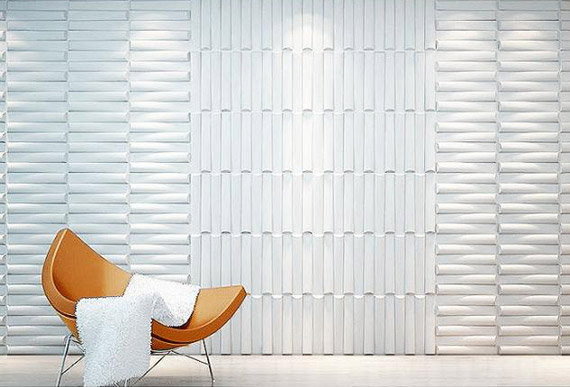 Revestimento LOSANG - 3D - 50×50 Branco – PVC