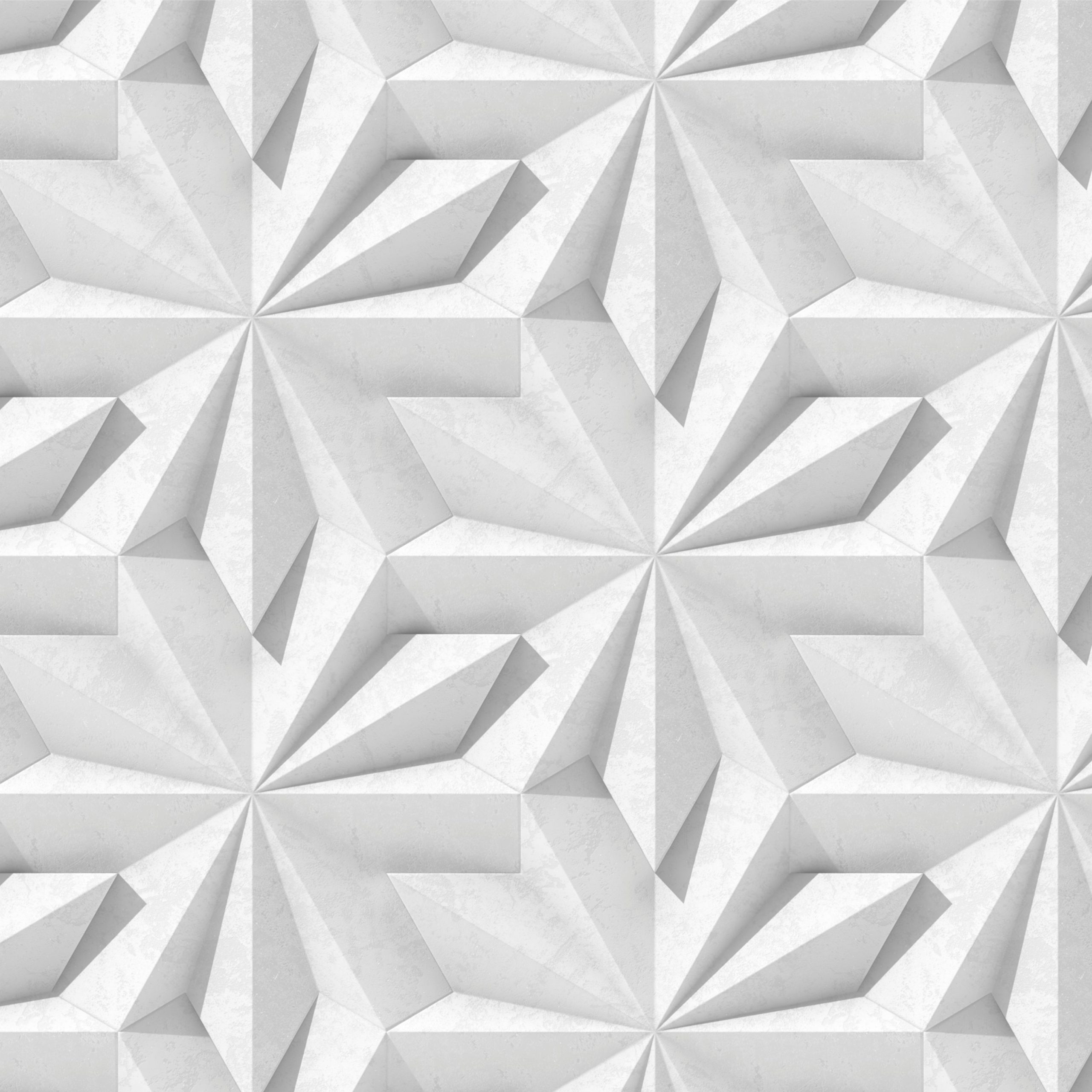 PAPEL PAREDE 3D - ESTRELAS GEOMETRICO