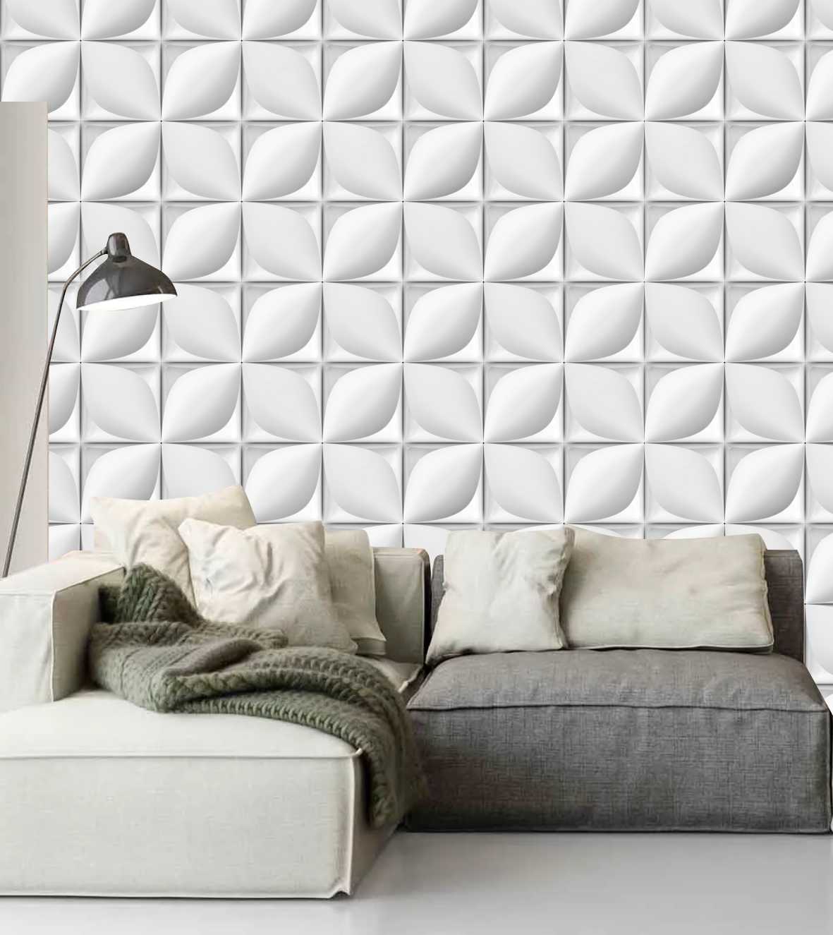 PAPEL DE PAREDE EFEITO 3D FLOR