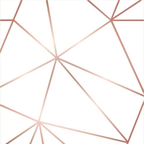 PAPEL DE PAREDE ABSTRATO LINHAS ROSE FUNDO BRANCO