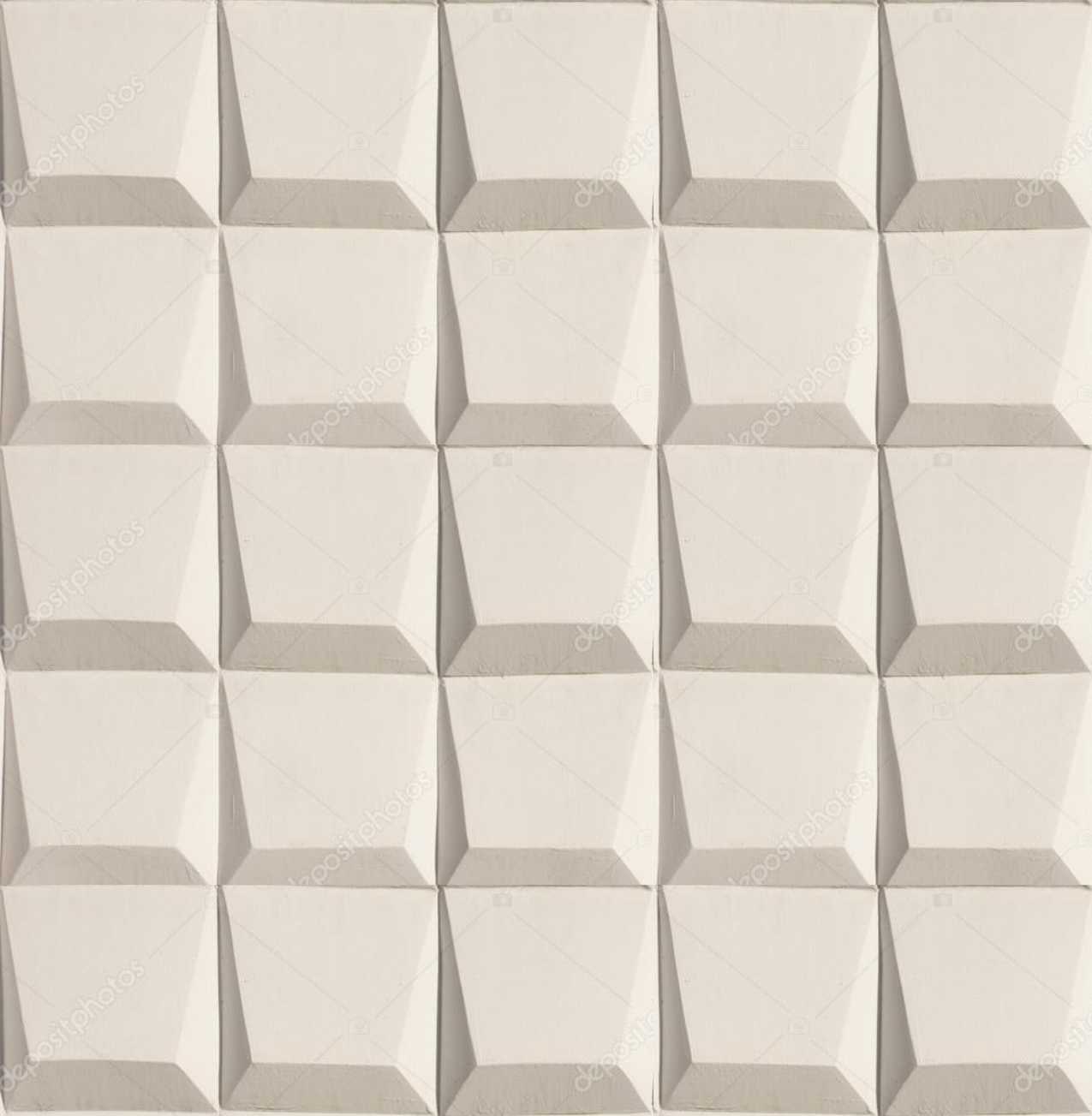 PAPEL DE PAREDE EFEITO 3D QUADRADOS BEGE
