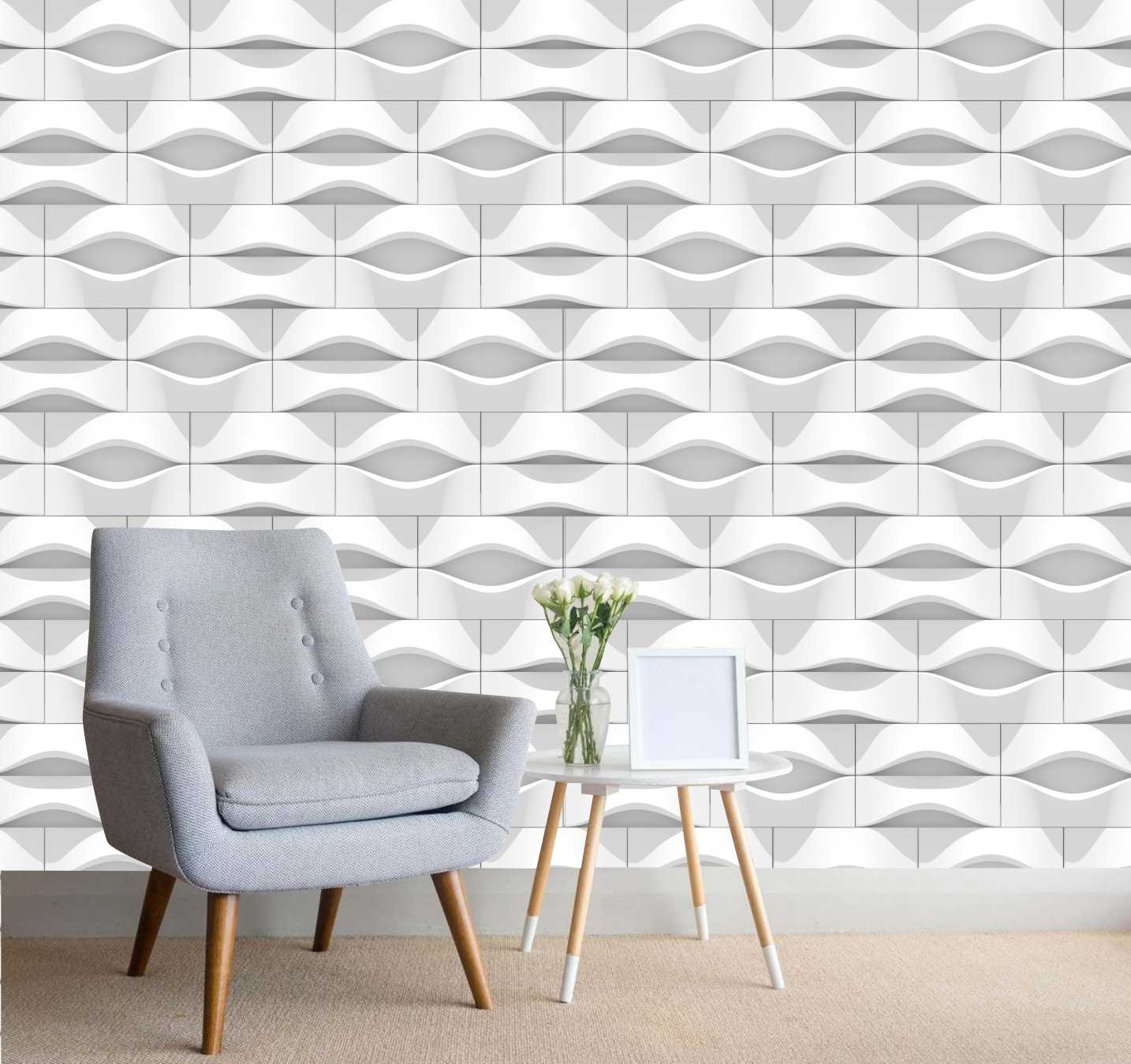 PAPEL DE PAREDE EFEITO 3D ABERTO LINE