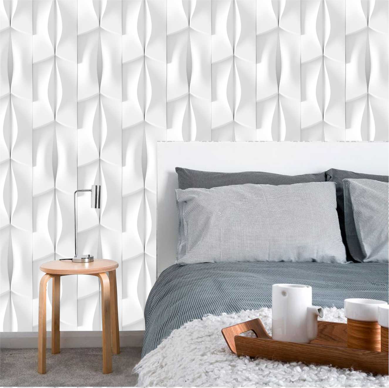 PAPEL PAREDE 3D LOSANGO
