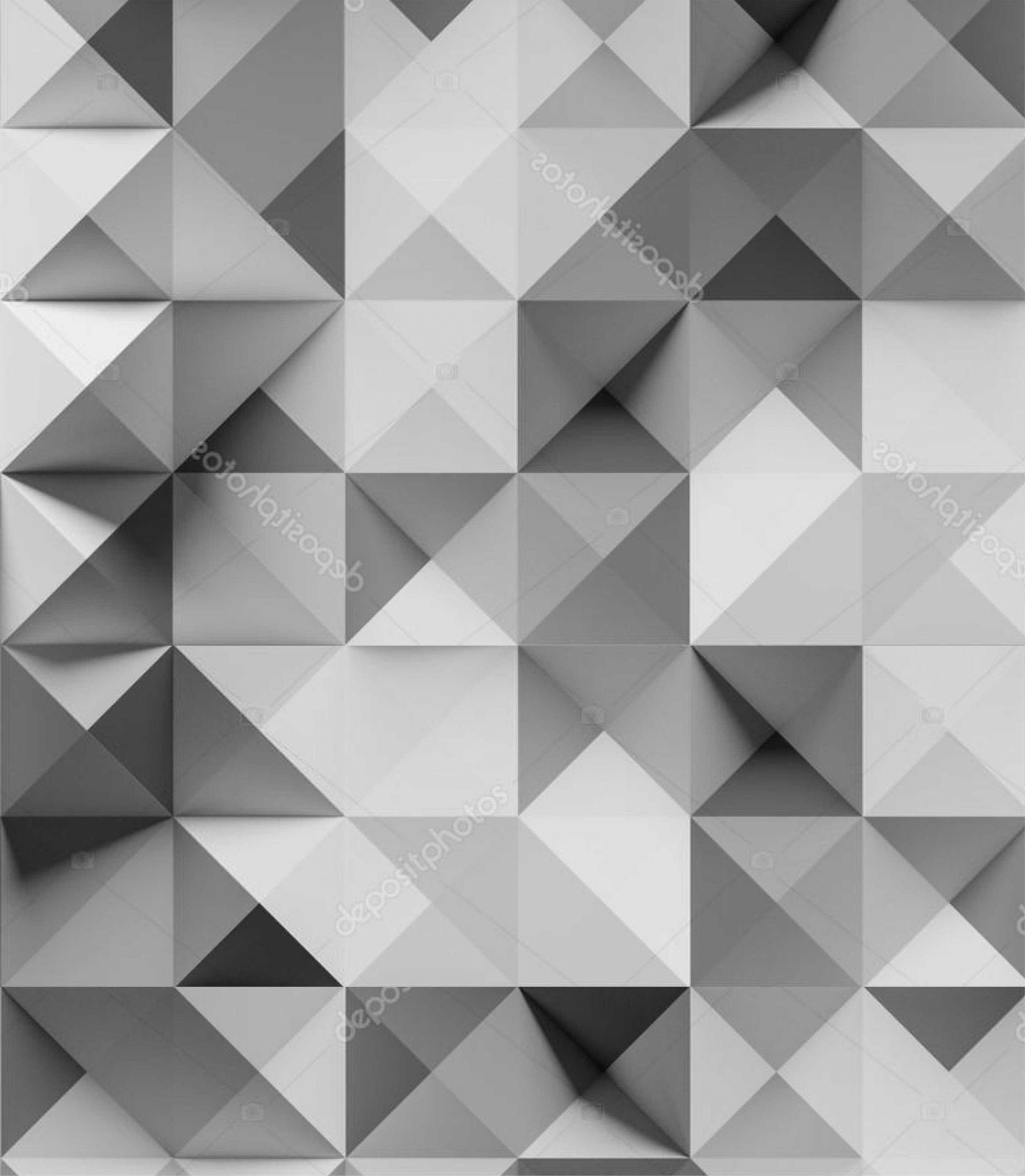 PAPEL PAREDE EFEITO 3D - QUADRADOS CINZAS