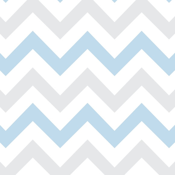 PAPEL DE PAREDE CHEVRON AZUL CINZA E BRANCO