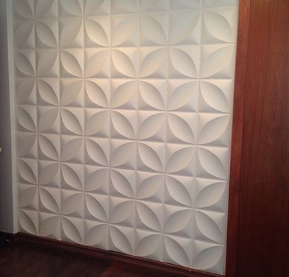REVESTIMENTO 3D PVC - FLOWER - JA APLICADO