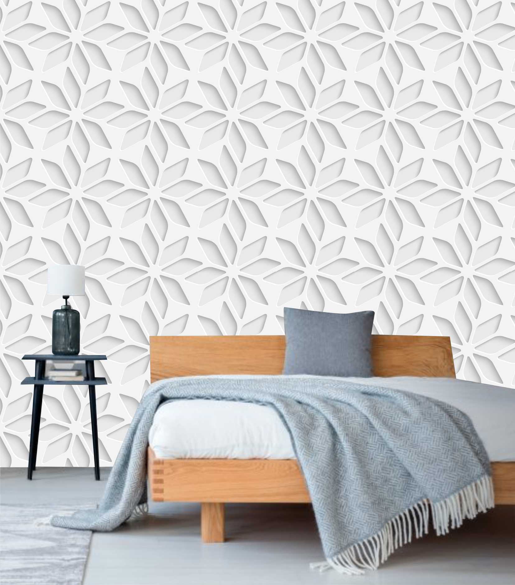 PAPEL DE PAREDE 3D FLOR