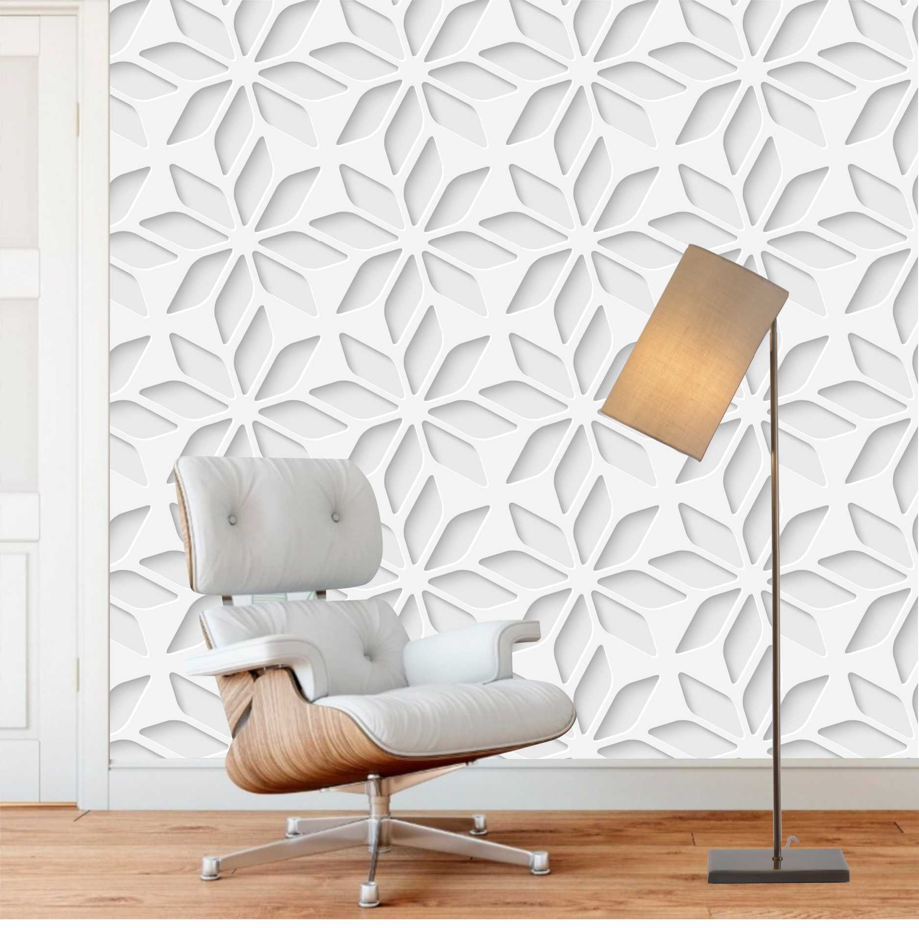 PAPEL DE PAREDE 3D FLOR