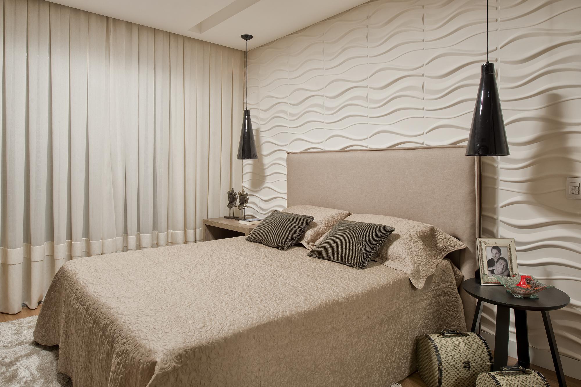 REVESTIMENTO 3D WAVES POLIETILENO PVC - JA APLICADO