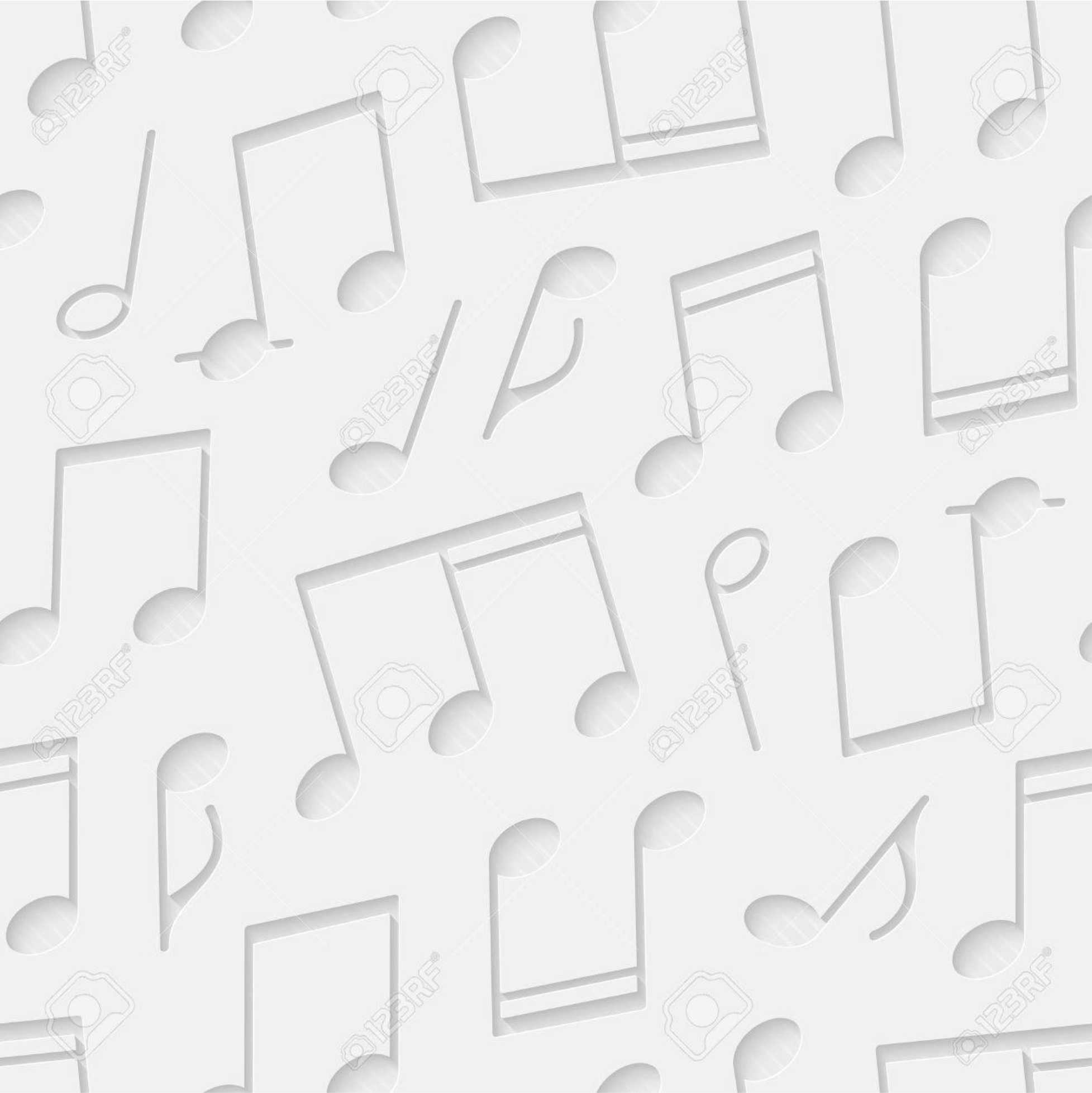 PAPEL DE PAREDE EFEITO 3D MUSICA - TEMA NOTA MUSICAL