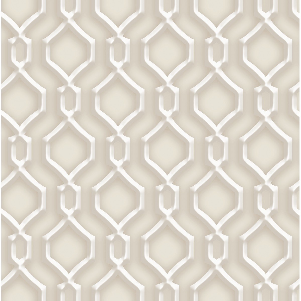 PAPEL DE PAREDE EFEITO 3D VINTAGE - CINZA E BEGE