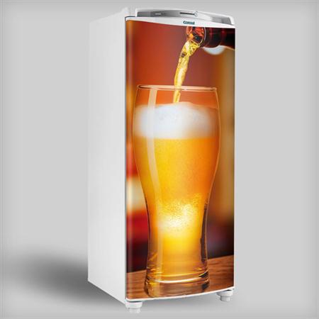ENVELOPAMENTO ADESIVO GELADEIRA COPO DE CERVEJA – COMPLETA / SÓ A PORTA