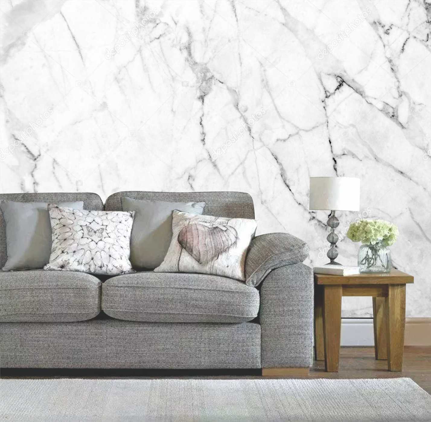 PAPEL DE PAREDE EFEITO MÁRMORE BRANCO CINZA