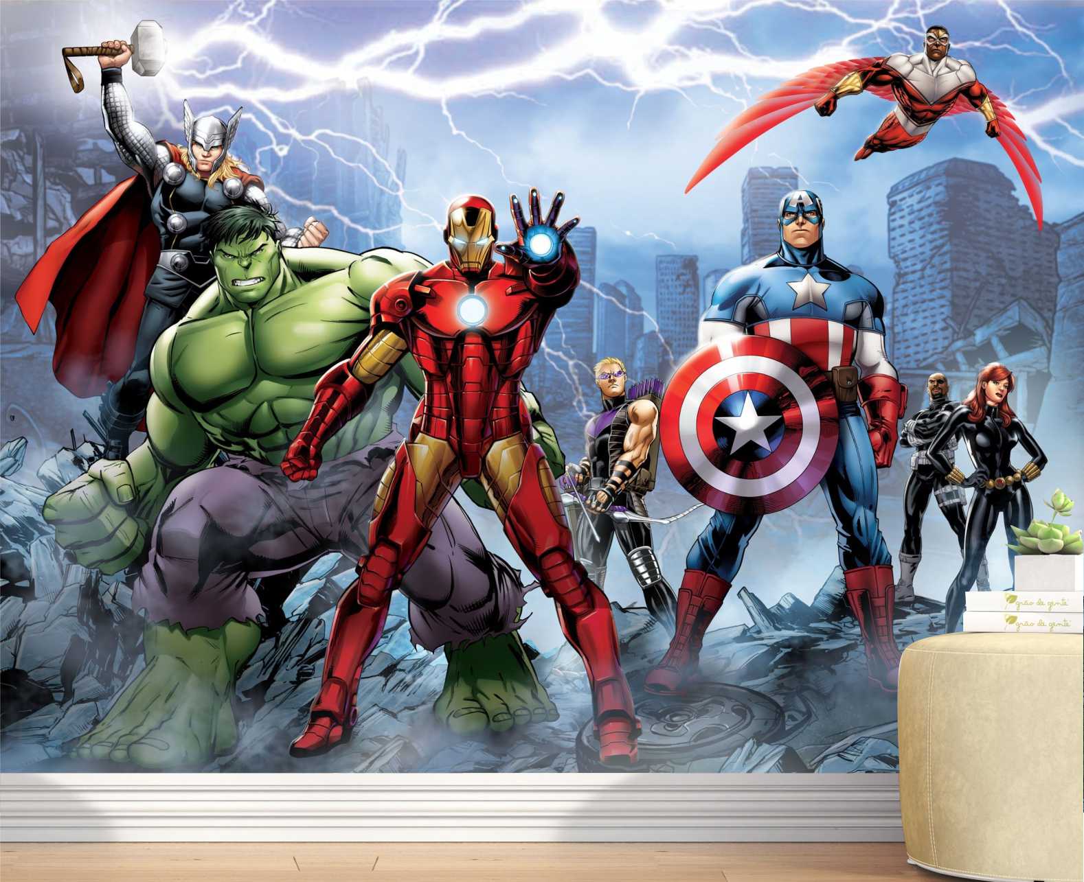 Papeis de parede dos Avengers para você personalizar seu PS4