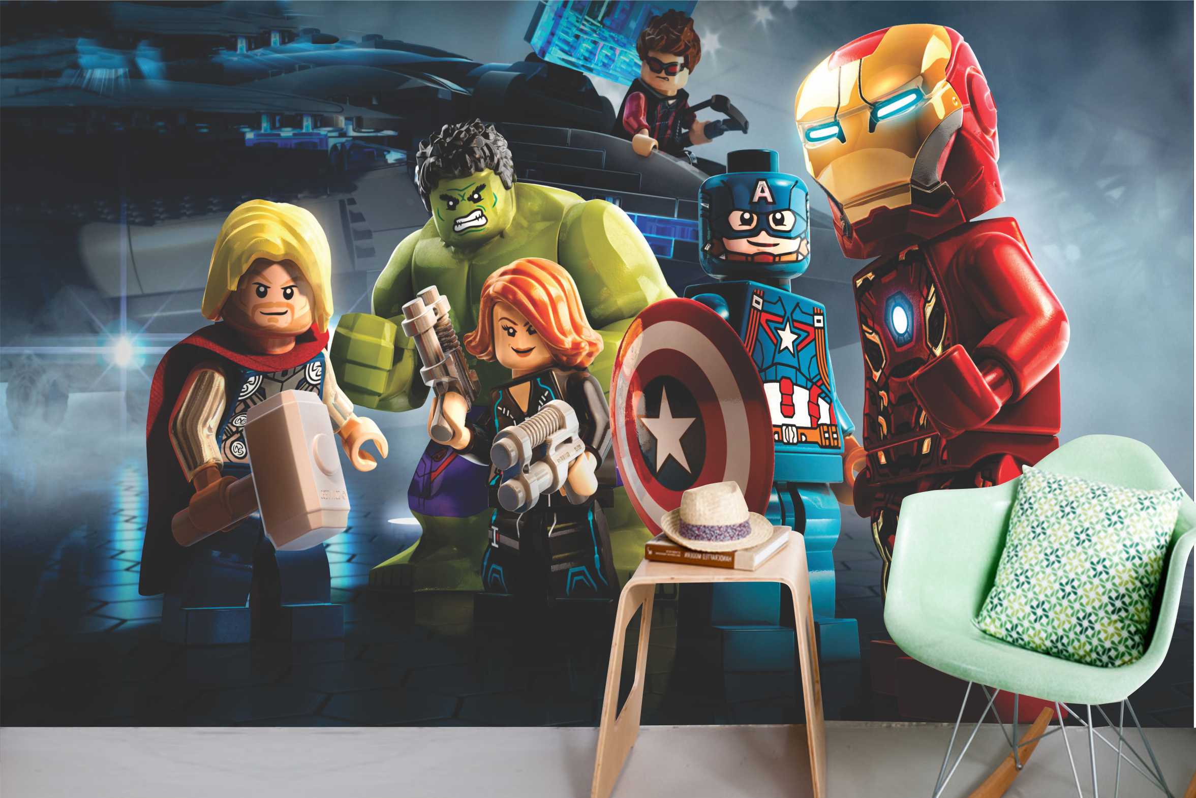 PAPEL DE PAREDE VINGADORES LEGO 004