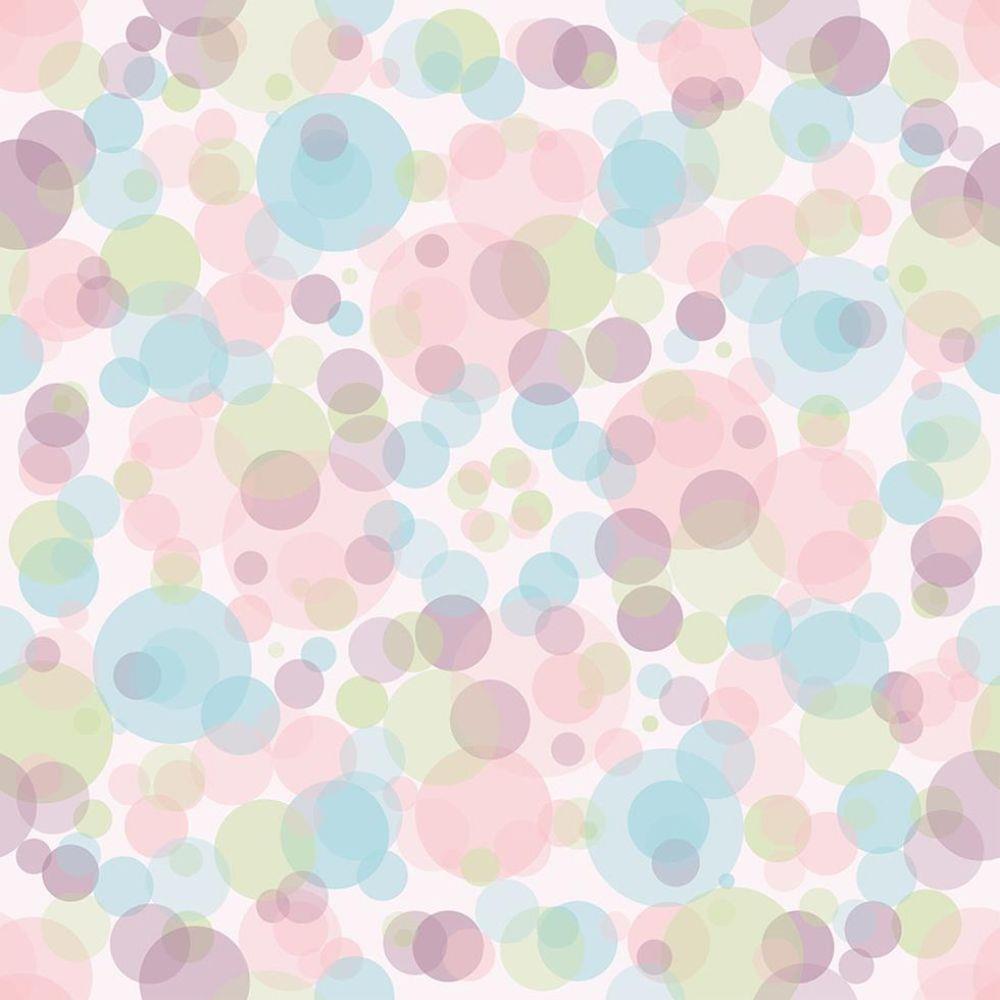 PAPEL DE PAREDE BOLAS COLORIDAS