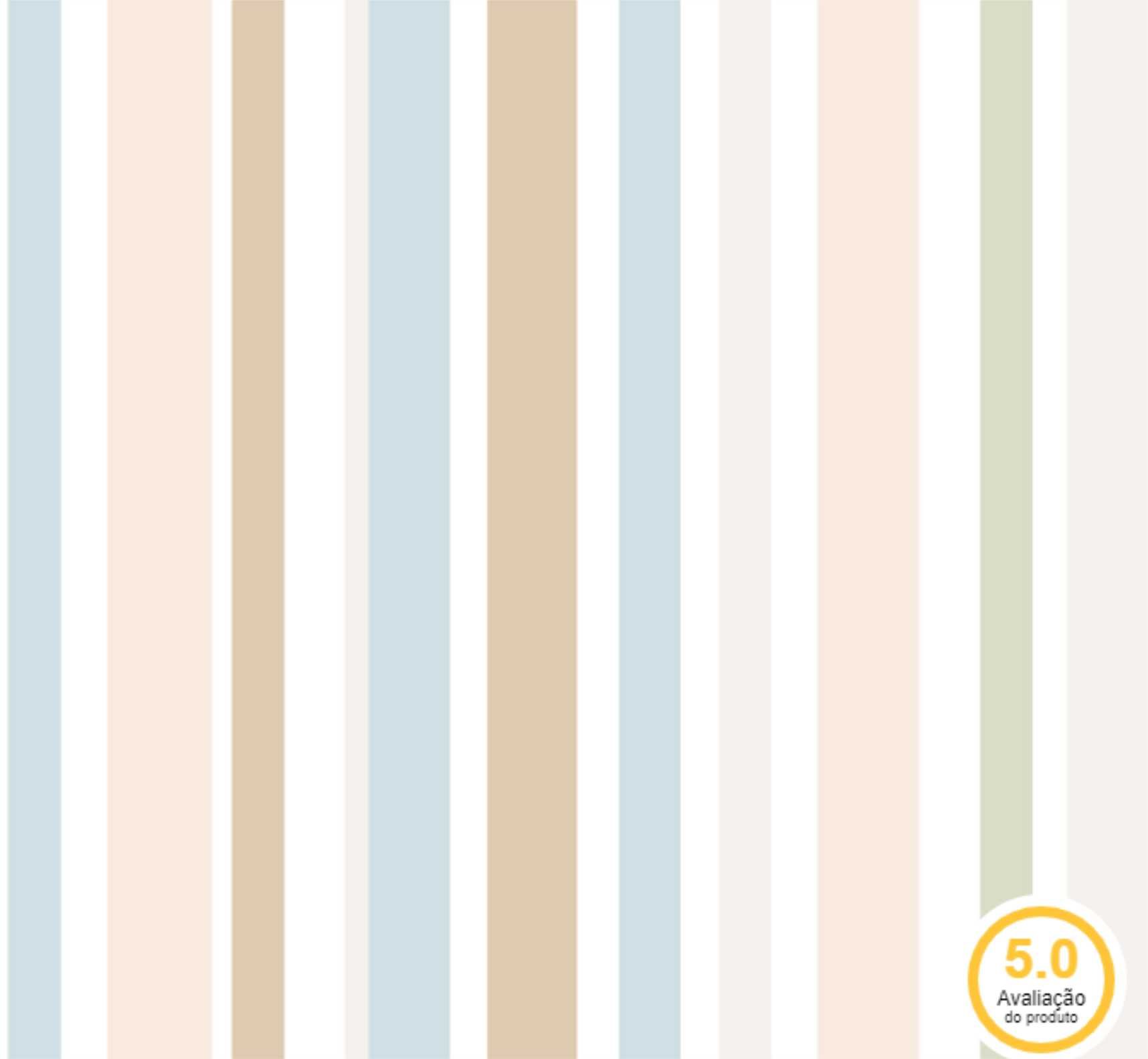 PAPEL DE PAREDE LISTRADO TONS BEGE AZUL