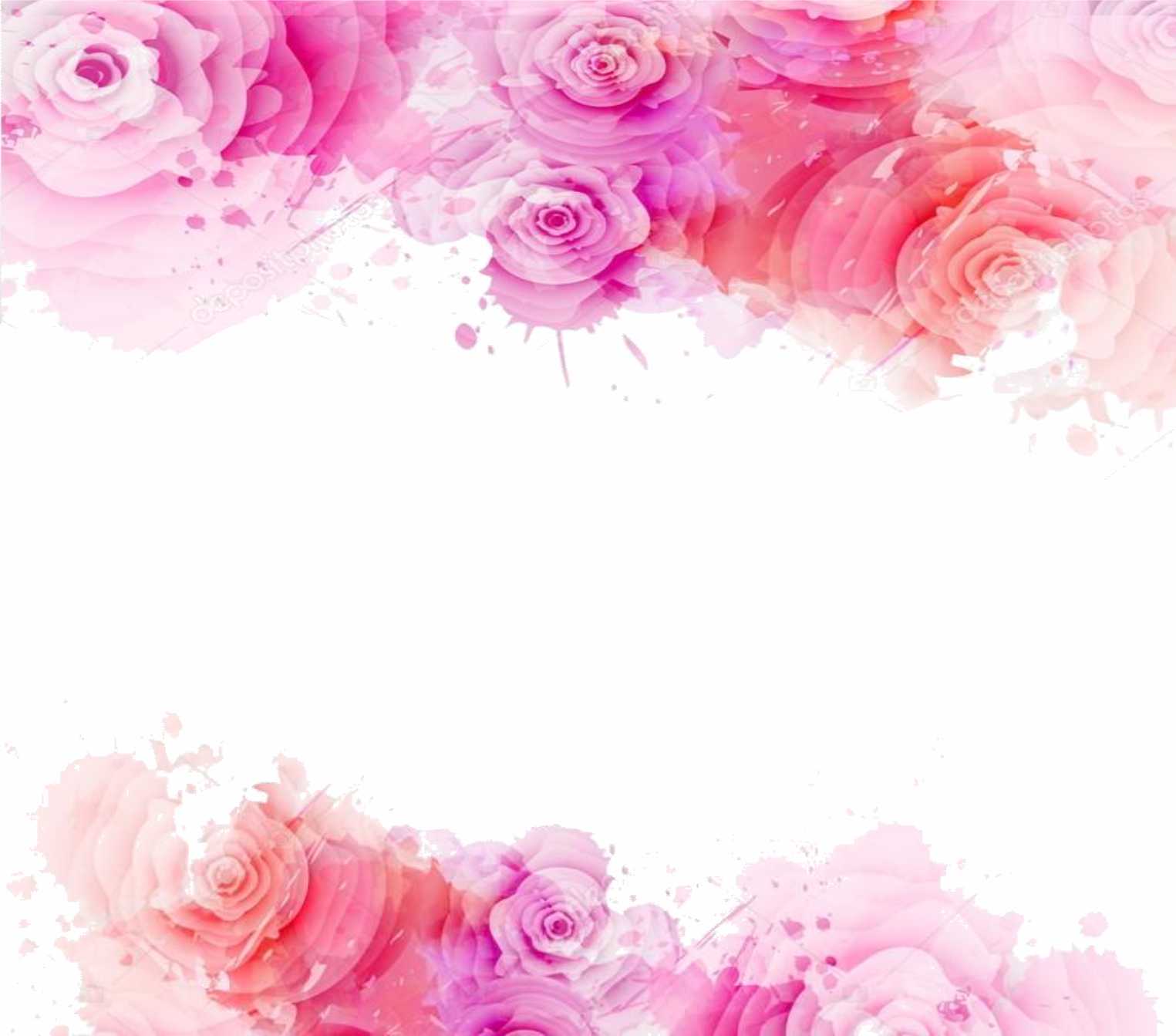 PAPEL DE PAREDE FLORES EM AQUARELA PINTURA
