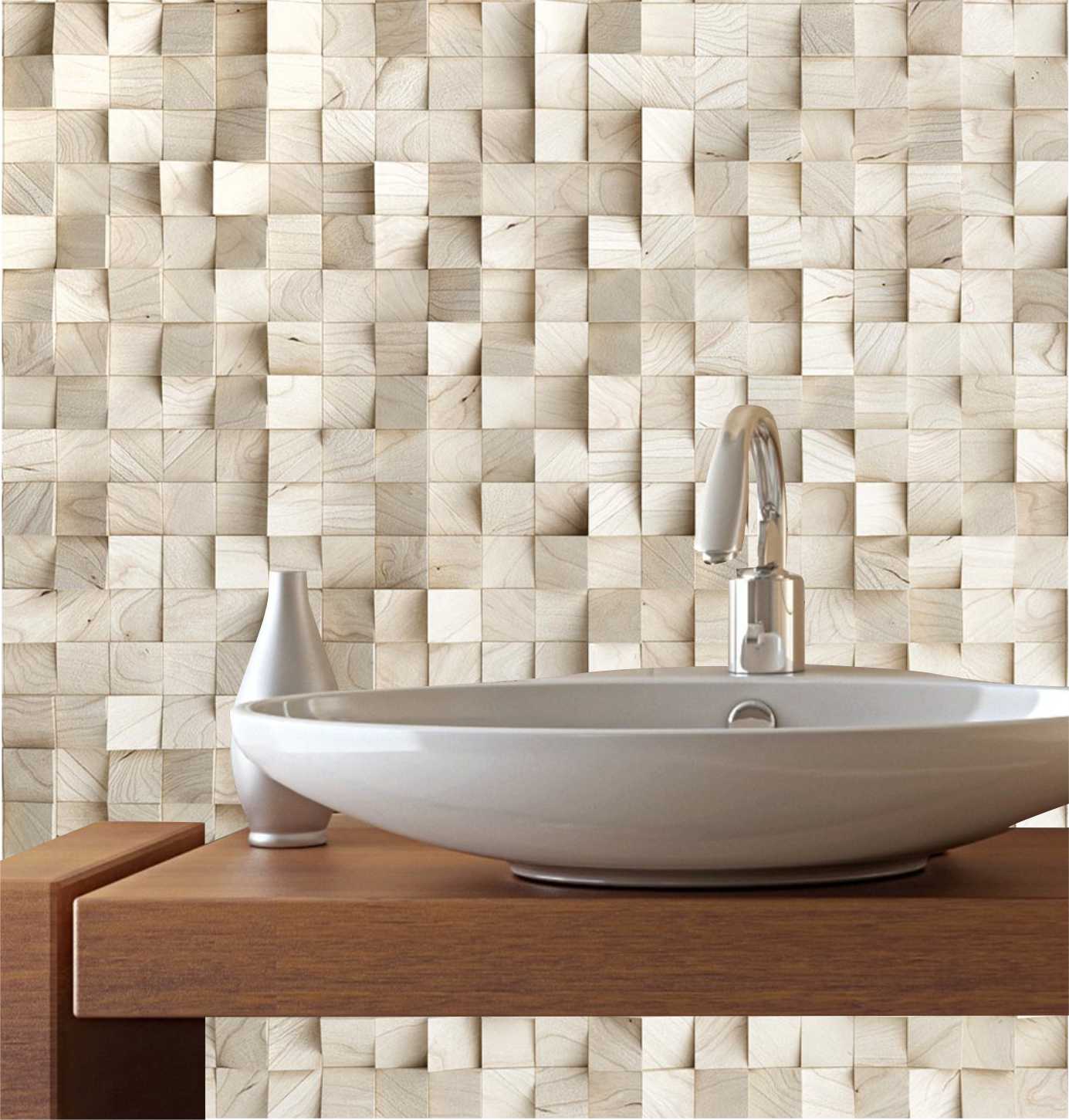 PAPEL DE PAREDE LAVÁVEL PEDRAS 3D