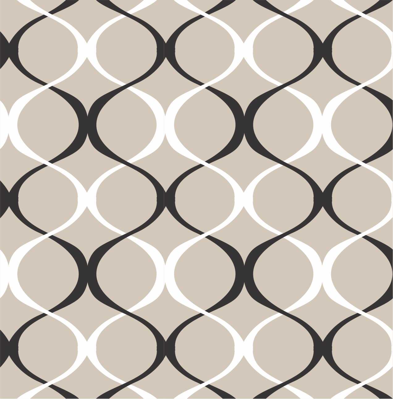 PAPEL DE PAREDE ABSTRATO BEGE COM PRETO