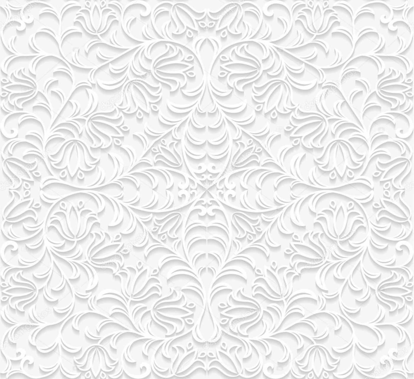 PAPEL PAREDE FLORAL RUSTIC TONS DE BRANCO E CINZA