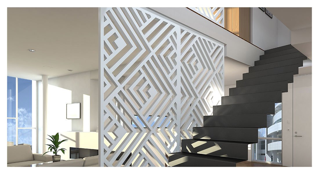 DIVISORIA DE AMBIENTES EM MDF - LABIRINTO LUX