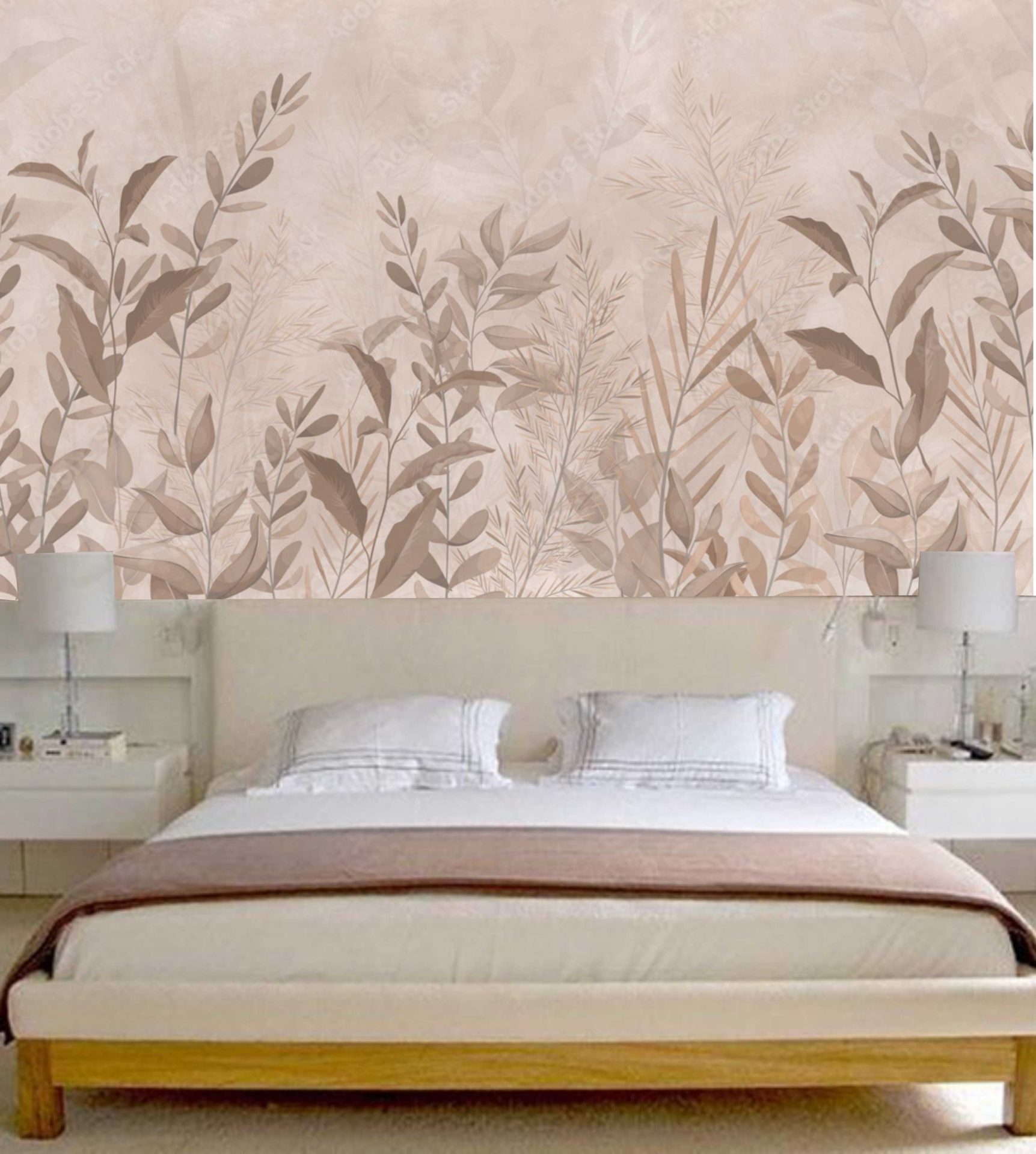 PAPEL DE PAREDE VINTAGEM FLORAL DE BAIXO