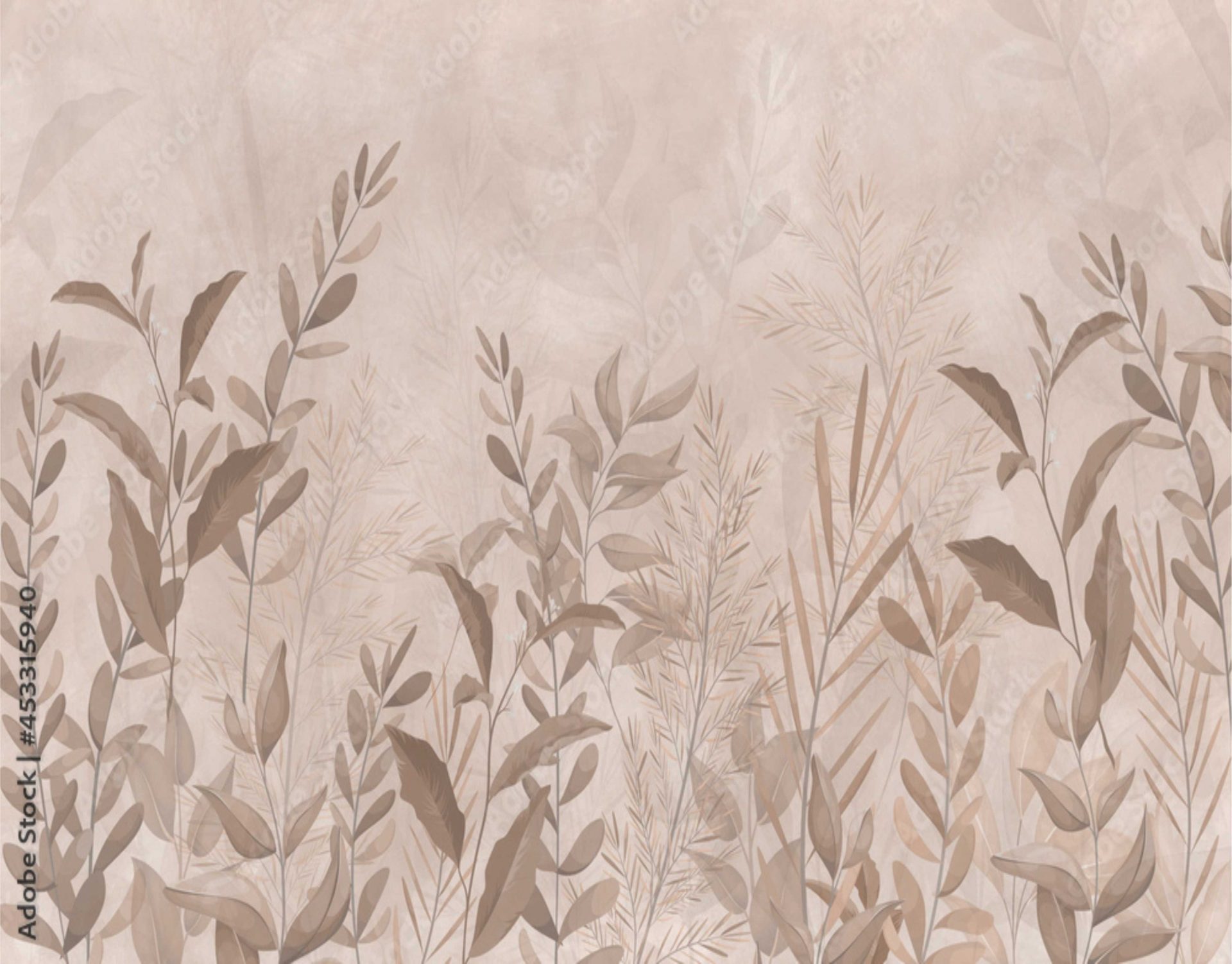 PAPEL DE PAREDE VINTAGEM FLORAL DE BAIXO