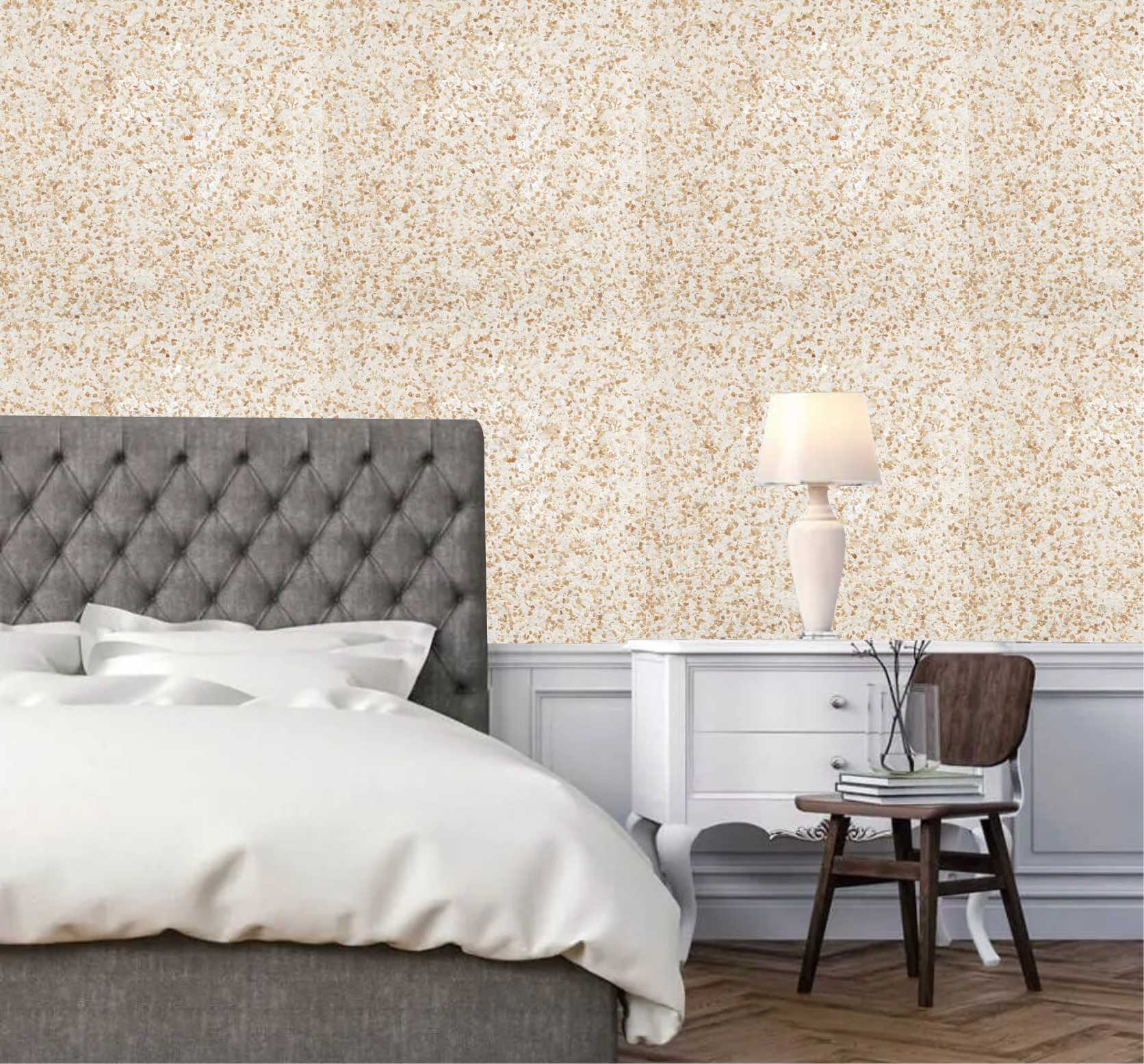 PAPEL DE PAREDE PERSONALIZADO TEXTURA IMITA MICA - SALA E ESCRITORIO