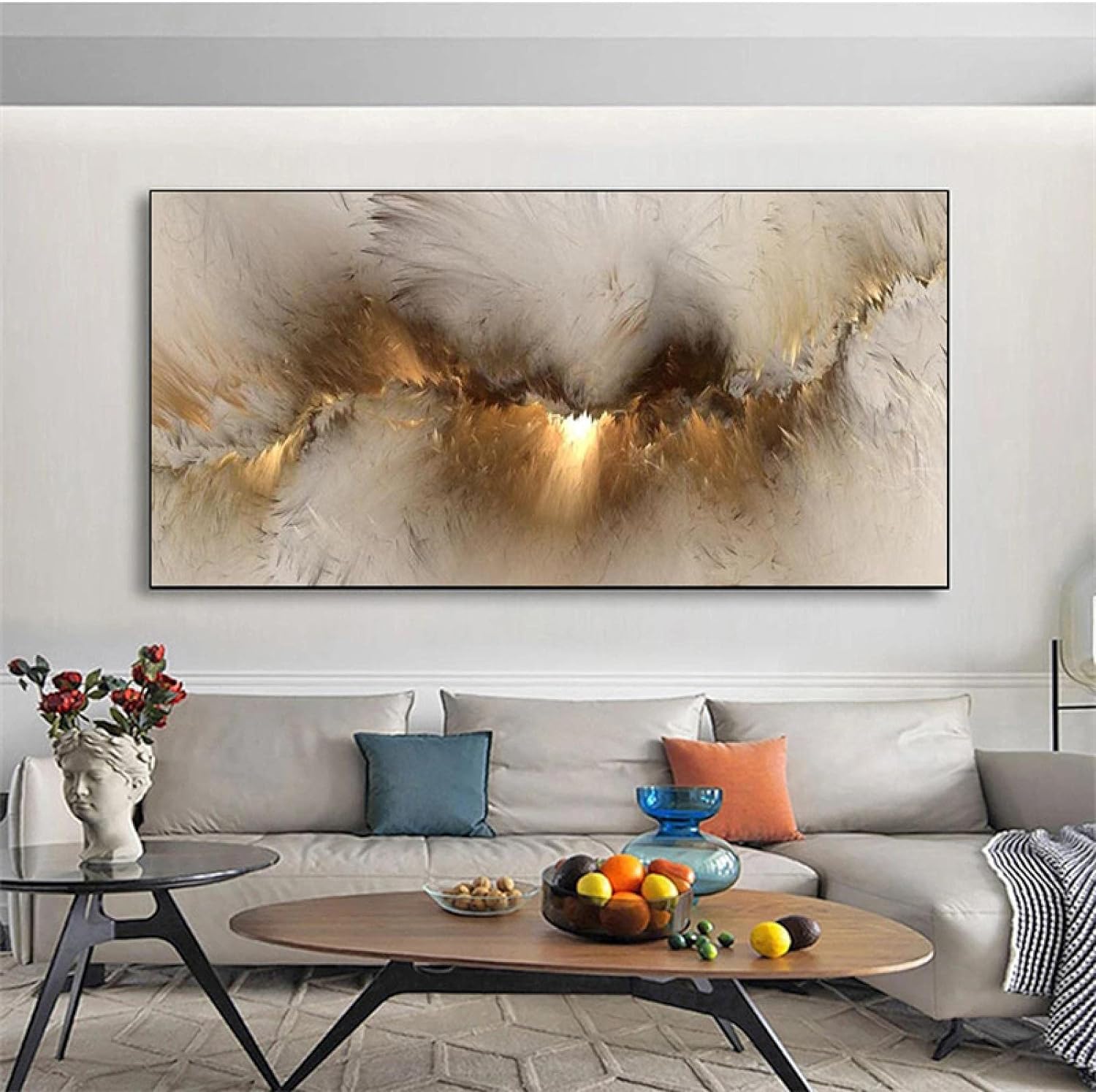 QUADRO CANVAS ABSTRATO ART
