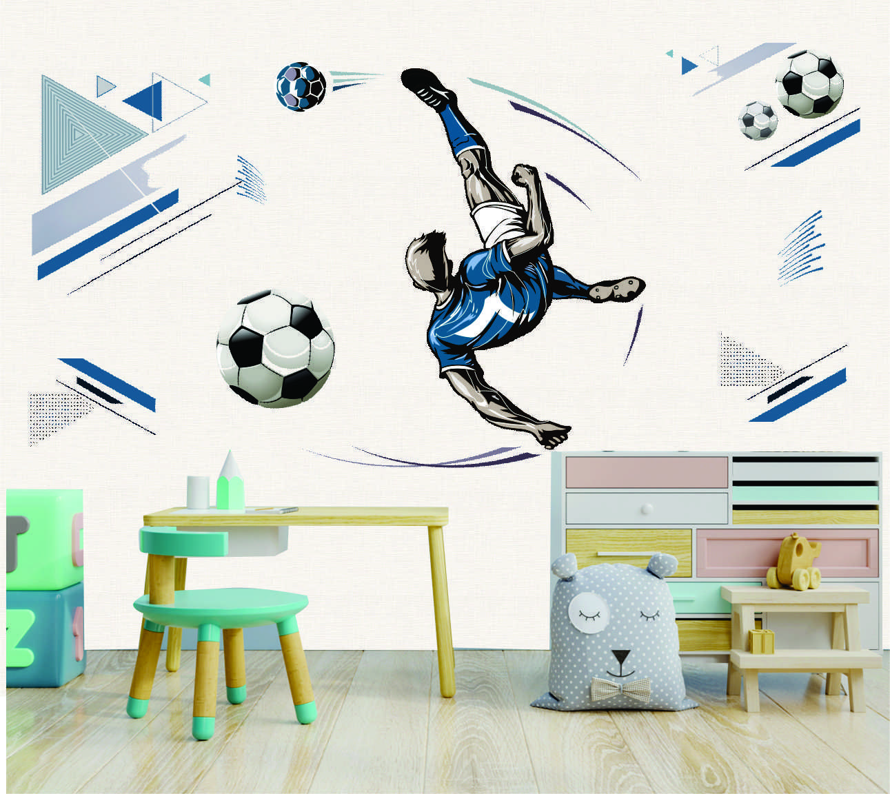 PAPEL DE PAREDE FUTEBOL BOLAS JOGADOR