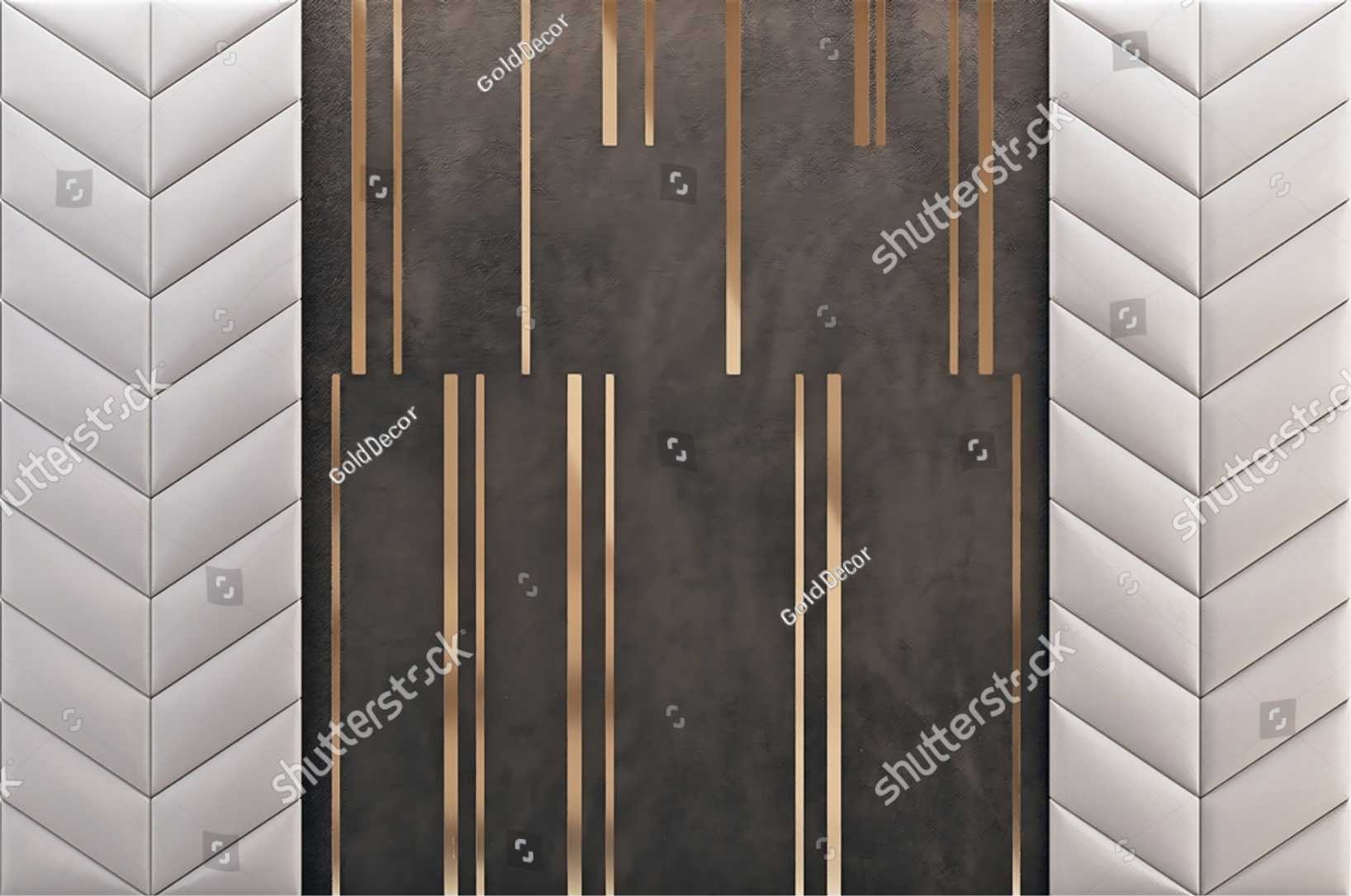 PAPEL DE PAREDE ESTOFADO EFEITO 3D