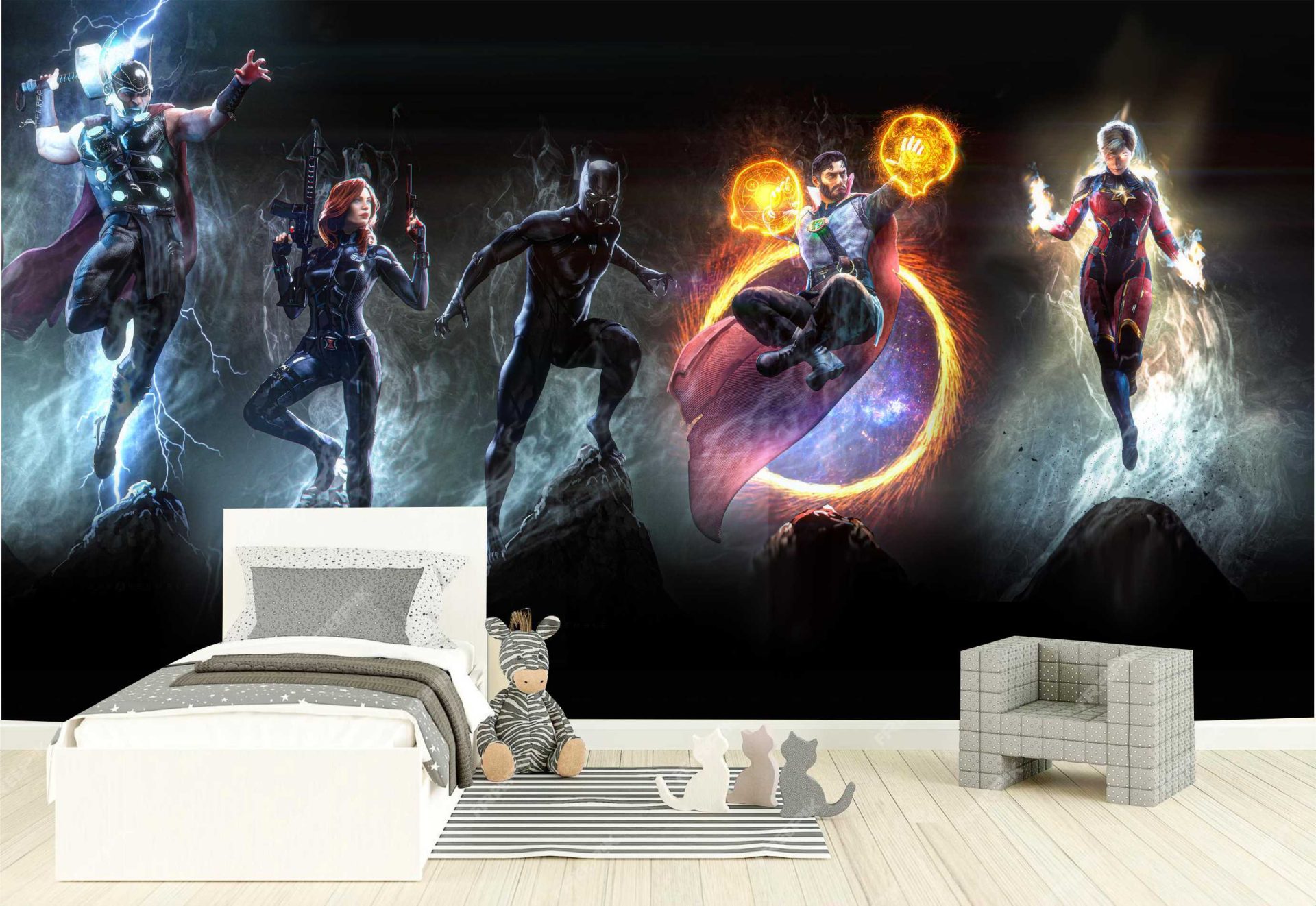 PAPEL DE PAREDE HEROIS MARVEL VINGADORES