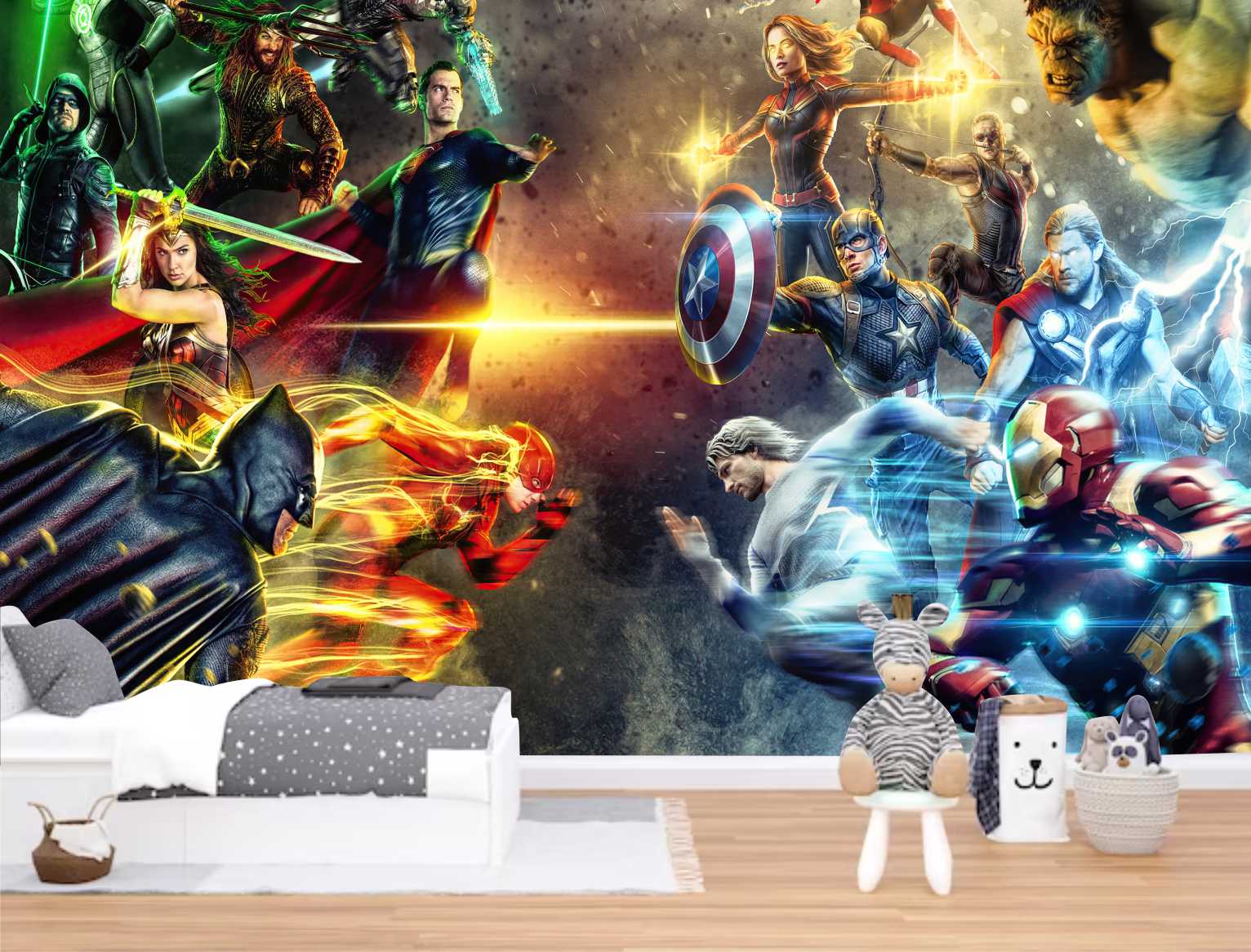 PAPEL PAREDE HEROIS MARVEL VINGADORES