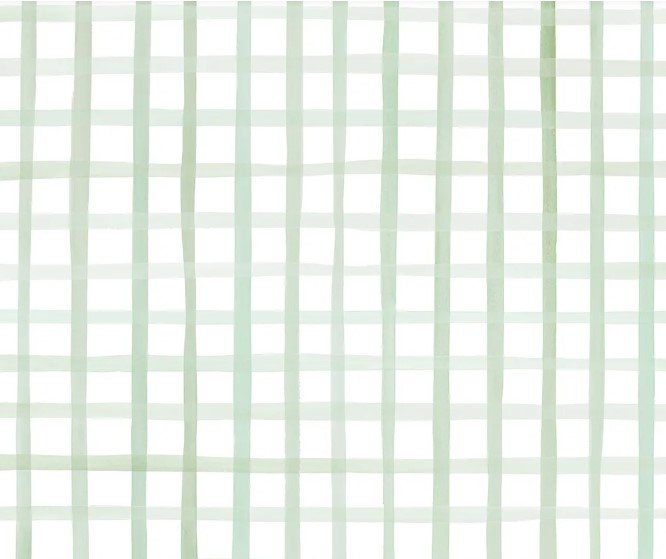 PAPEL DE PAREDE LAVAVEL QUADRICUKLADO XADREZ VERDE AQUARELA Vichy