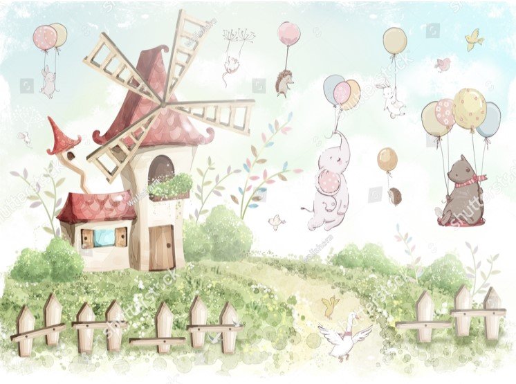 PAPEL DE PAREDE FAZENDA COM ANIMAIS