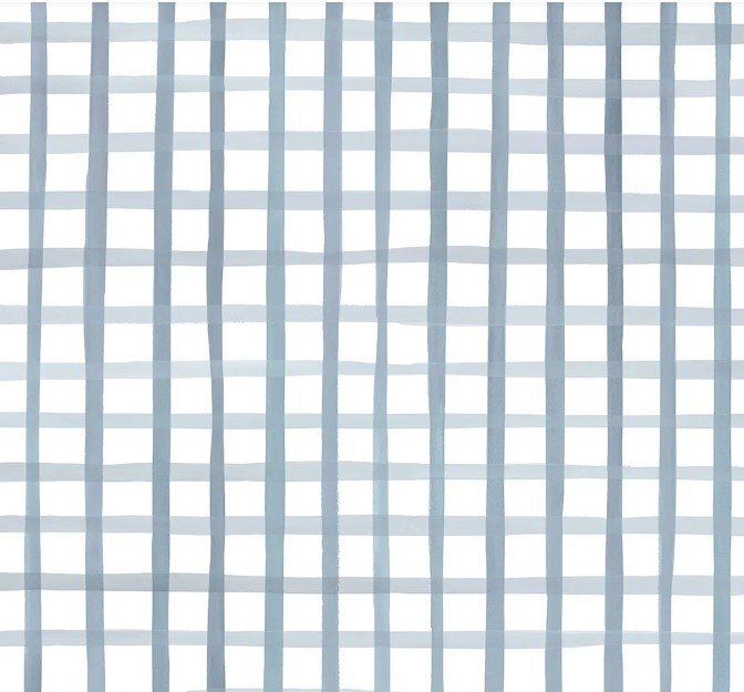 papel de parede vichy XADREZ azul aquarela