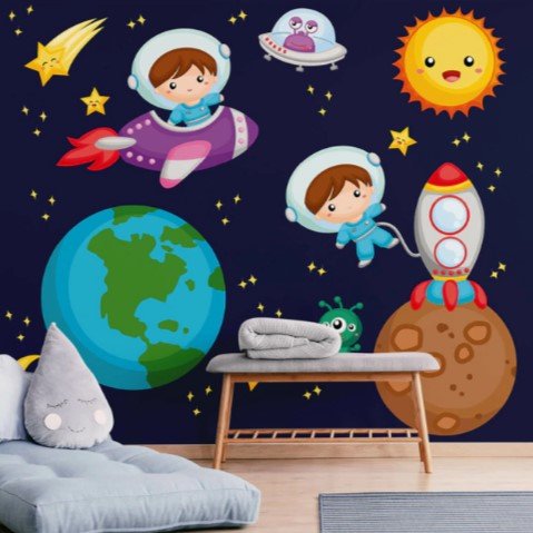 PAPEL DE PAREDE ASTRONAUTA