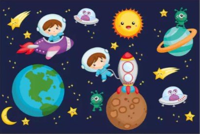 PAPEL DE PAREDE ASTRONAUTA