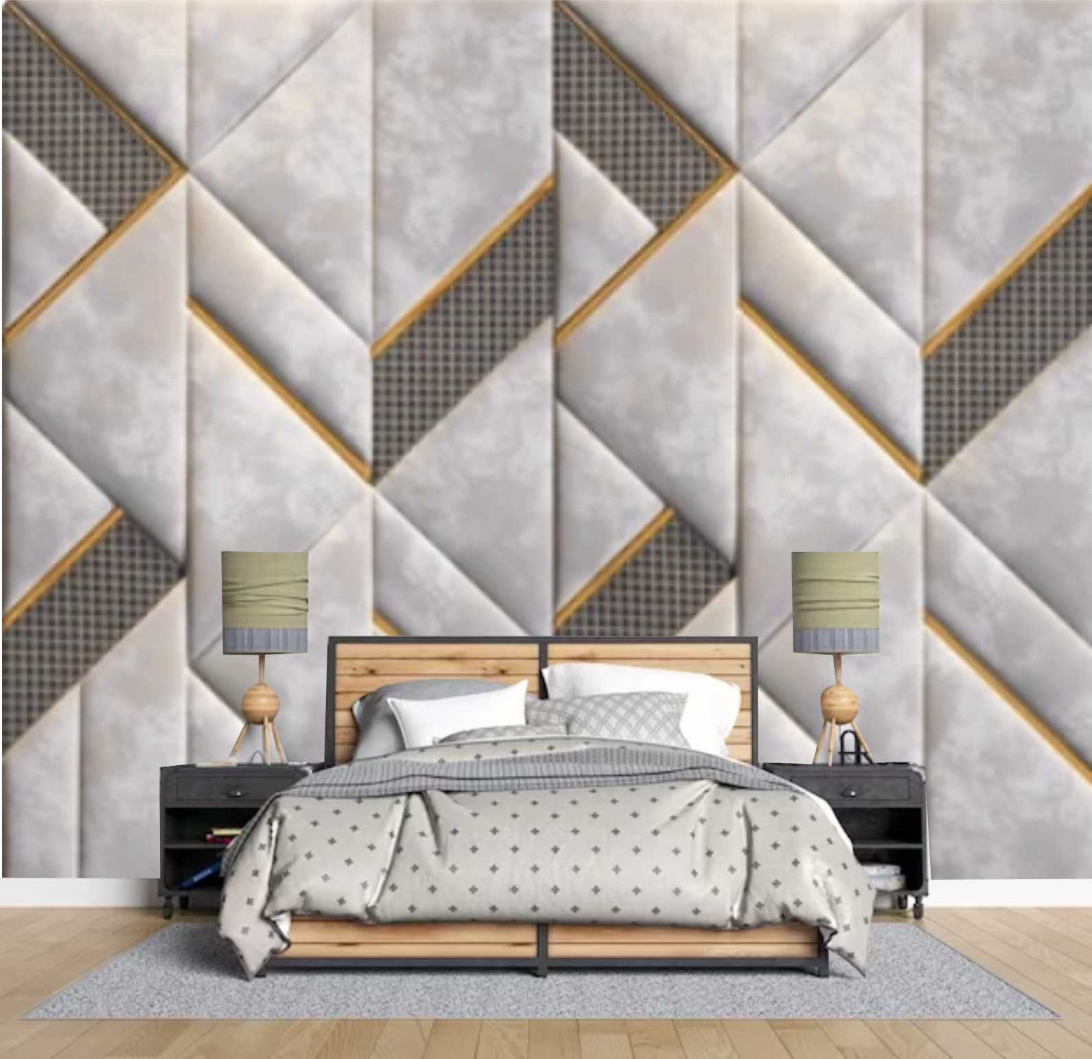 PAPEL DE PAREDE EFEITO 3D PARA QUARTO