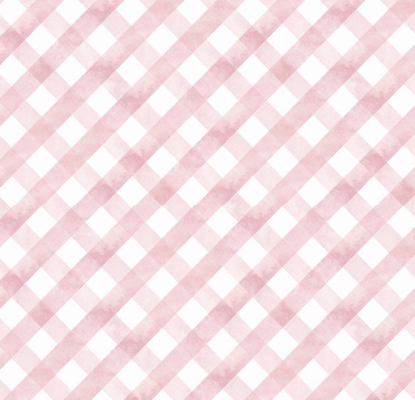 papel de parede vichy aquarelado xadrez rosa