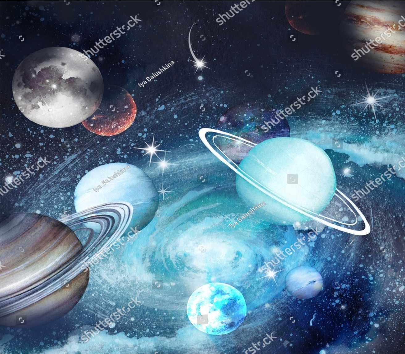 PAPEL DE PAREDE GALAXIA ESPAÇO SIDERAL ESPASO