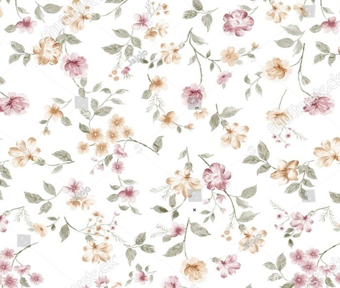 PAPEL DE PAREDE COM FLORES E ROSAS FLORAL